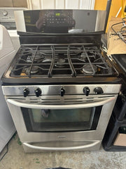 Kenmore Stainless Steel 5-Burner Gas Range – Used