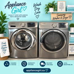 Samsung Stainless Platinum Front Load Washer & Dryer Set – Stackable – Used