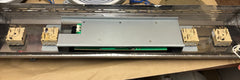 Installed control assembly reference; fascia and burner switches sold separately