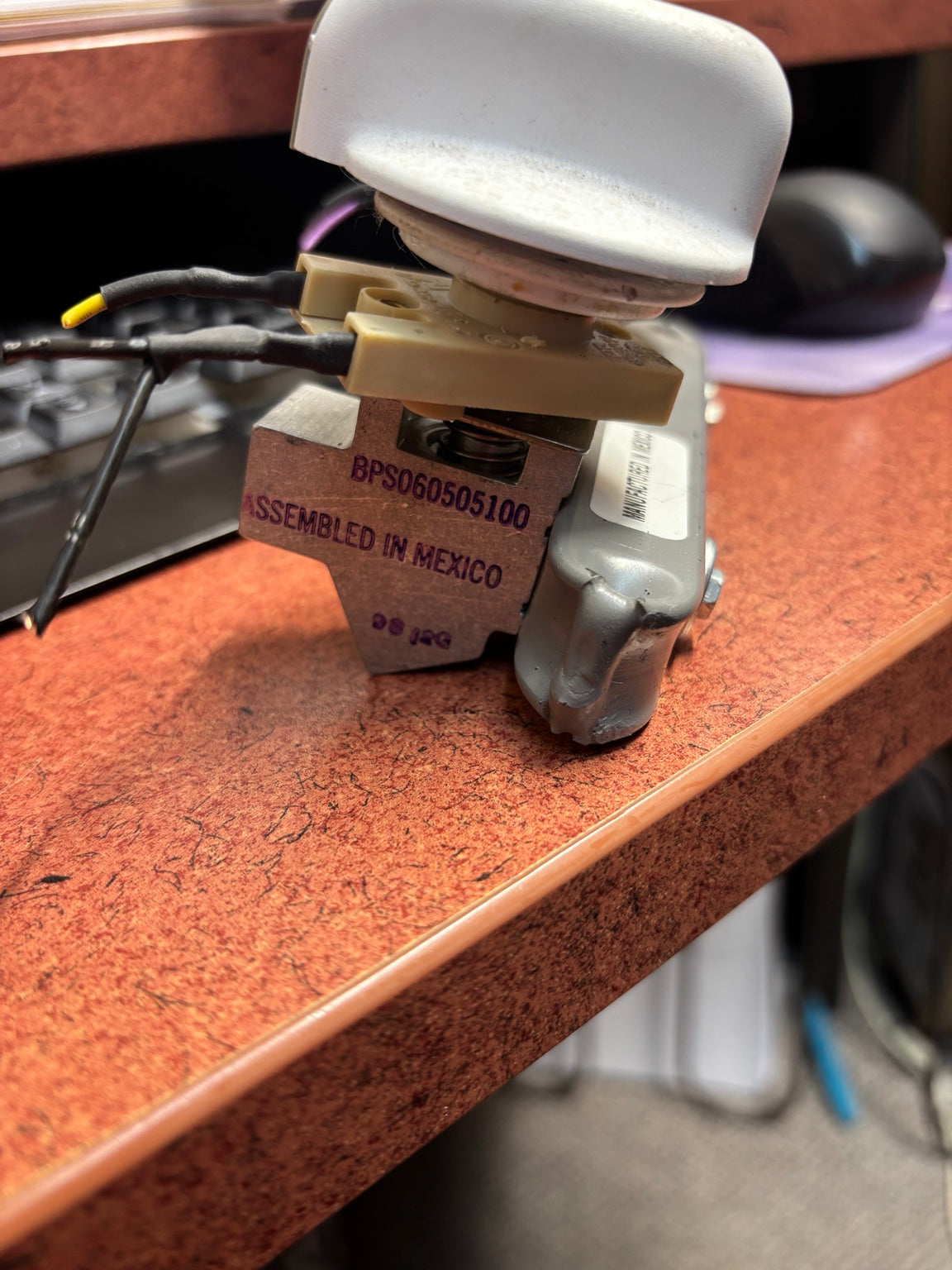 Valve stamp and ignition switches with cut wires