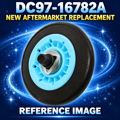 DC97-16782A dryer drum roller aftermarket replacement — reference image