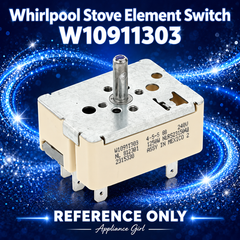 Whirlpool W10911303 switch – reference only