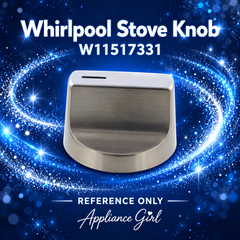 Whirlpool W11517331 stove knob – reference only