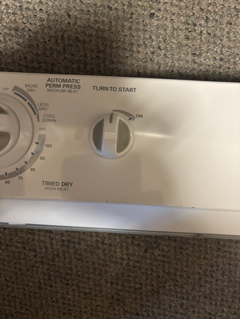 Kenmore Dryer Start Switch with Knob – From Kenmore Laundry Centre Control Panel Model 970-C92702-00 – Used OEM Part