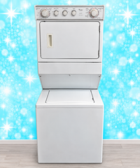 Whirlpool Heavy Duty Stacked Washer & Electric Dryer 27 inch Laundry Centre – White