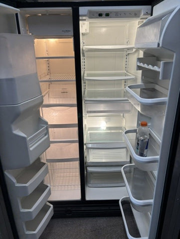 KitchenAid Stainless Steel Side-by-Side Refrigerator with Ice & Water Dispenser – Used