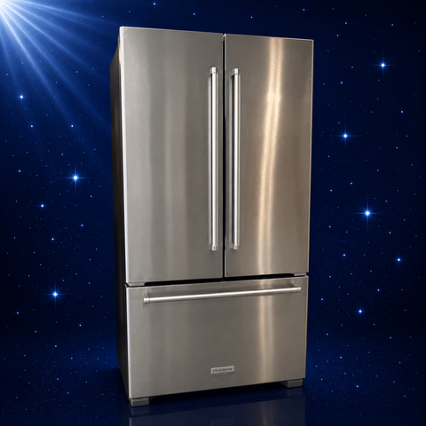 Used KitchenAid 36" French Door Refrigerator – Stainless Steel – 70" Tall – Tested - Store