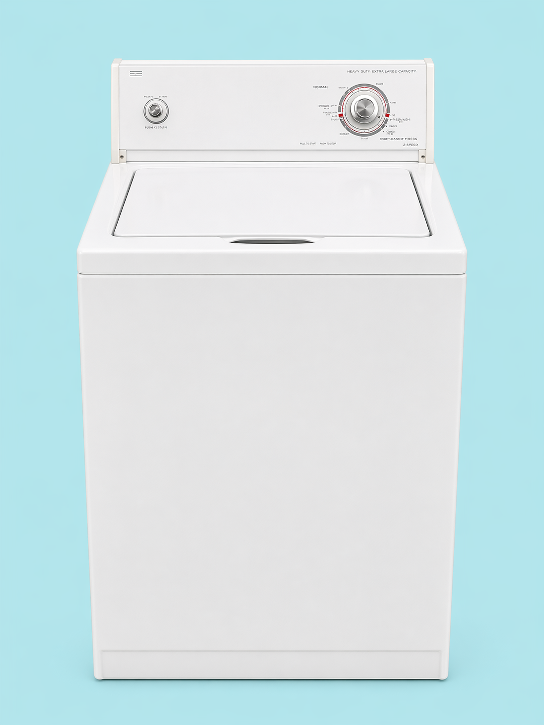 24” Compact Top Load Washer – Apartment Size Washing Machine – White