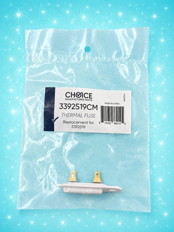CHOICE 3392519CM Dryer Thermal Fuse – Replacement Safety Fuse for Whirlpool, Ken