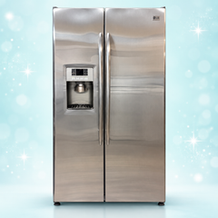 LG Stainless Steel Side-by-Side Refrigerator with Water & Ice Dispenser