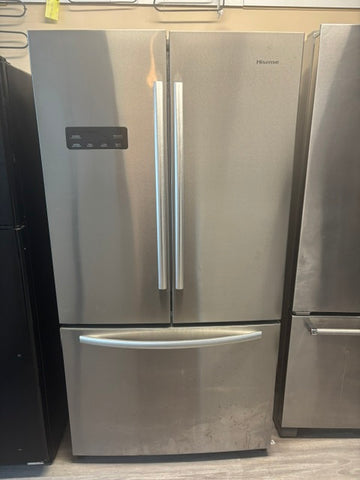 Hisense Stainless Steel French Door Refrigerator with Bottom Freezer – Used