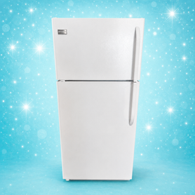 SOLD!   Used Frigidaire 30" Top Freezer Refrigerator – White – 66" Tall – Fully Tested - Store