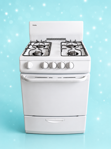 Danby White Gas Stove 24 inches Apartment Size