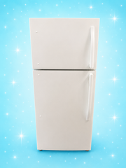 Insignia White Top Freezer Refrigerator – Compact & Reliable