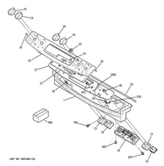 Infinite Switch Part number WB24T10134 Stove Range model JCSP42SR1SS