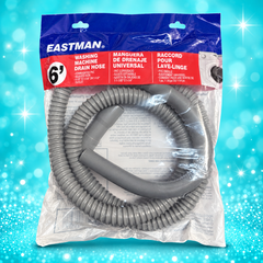Eastman 48397 Universal Washing Machine Drain Hose – 6 ft – New