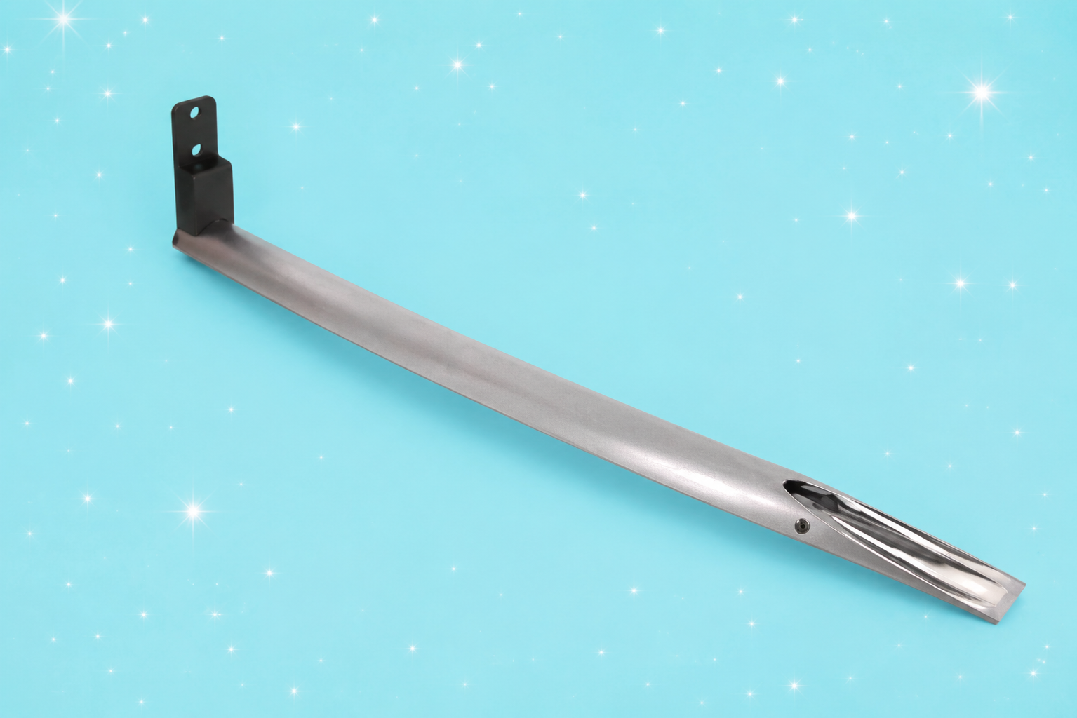 Used OEM Whirlpool W10806512 Stainless Steel Refrigerator Door Handle – Tested