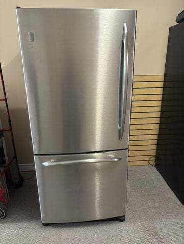 GE Stainless Steel Bottom Freezer Refrigerator