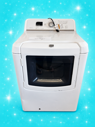 Used Maytag Gas Dryer – Large Capacity White Dryer | Tested & Working