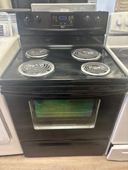 Whirlpool Black Electric Stove – 30” Freestanding – Coil Elements – Tested & Working Discounted - HG