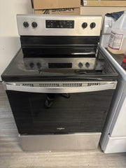 sold!    Used Whirlpool 30" Stainless Steel Glass Top Electric Range – Fully Tested
