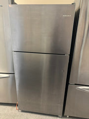 Amana Stainless Steel Top Freezer Refrigerator – Apartment Size – Compact & Energy Efficient