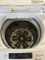 LG White Top Load Washer with Glass Lid & Direct Drive – Fully Tested