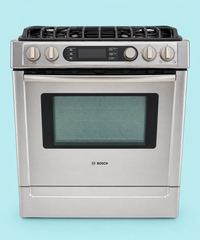 Bosch Gas Range with Glass Top – Stainless Steel – Premium Cooking Performance