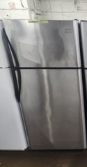 Used Frigidaire Top Freezer Refrigerator – Stainless Steel Finish – Tested & Ready to Go - store