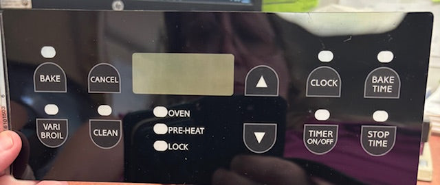 Frigidaire Stove Range Oven Control Overlay Part Number 318214515