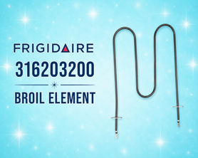 Frigidaire 316203200 Broil Element – Oven Broil Heating Element for Electric Ranges NEW