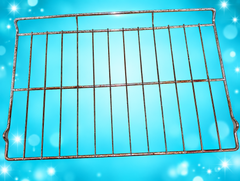 Hisense HER30F5CSS Chrome Oven Rack – Used OEM on aqua background