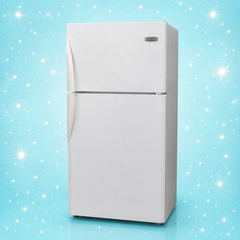 Used Frigidaire Top Freezer Refrigerator – White – Tested & Ready to Go - Store