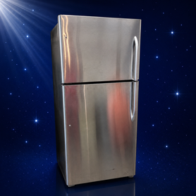 Used Frigidaire Stainless Steel Top Freezer Refrigerator – Tested & Ready to Go - Store