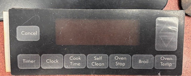 Maytag Range Oven Control Overlay  Part Number 7601P27860
