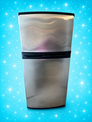 Whirlpool Stainless Steel Top Freezer Refrigerator – 30” Wide - USED