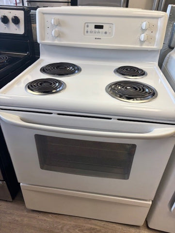 SOLD!   Kenmore White 30 inch stove with warranty